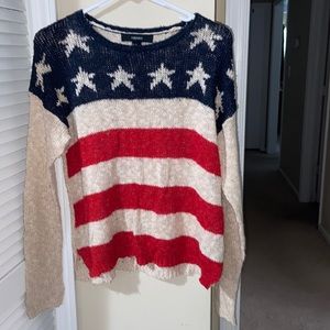American flag themed sweater